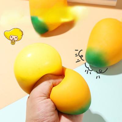 Simulation mango squeeze decompression toy