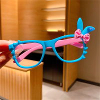 Kinder-Brillengestell mit Hasenohren (ohne Gläser)  Mehrfarbig