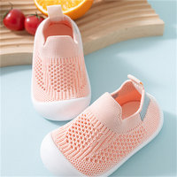 Children's soft sole mesh socks shoes non-slip toddler shoes  Pink