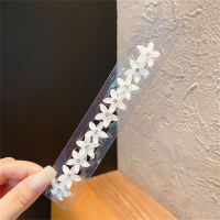 Children's 10-piece flower hairpin set  White