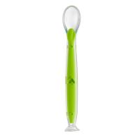 Il cucchiaio in silicone a ventosa per le vendite dirette in fabbrica può sopportare un cucchiaio in silicone per bambini, un cucchiaio in silicone per l'allattamento del bambino, un cucchiaio pieno e morbido  Multicolore