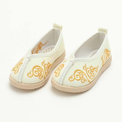 Kid Embroidered Print Pattern Canvas Shoes