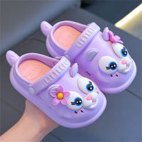 Children's cute princess non-slip soft-soled sandals  Purple