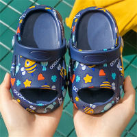 Toddler Girl Open Toe Hole Sandals  Blue