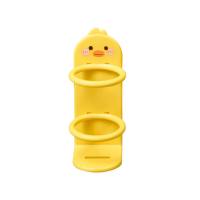 Little yellow duck electric toothbrush holder punch-free wall-mounted toothbrush holder  Multicolor