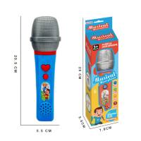 Children's cartoon fun home loudspeaker microphone toy baby singing  Blue