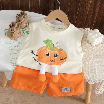 Children vest suits boys T-shirts baby summer children's clothing girls shorts baby clothes summer clothes