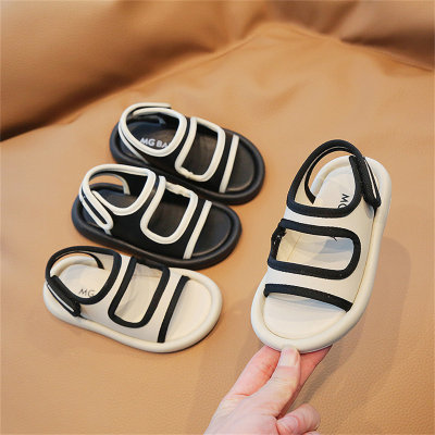 Fashionable casual boys' Velcro soft-soled beach shoes for small and medium-sized children