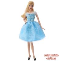 30cm Barbie doll clothes toy dress up doll fashion evening dress small dress set  Multicolor