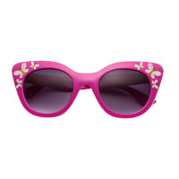 Kindersonnenbrille mit Schmetterlings-Print  Pink
