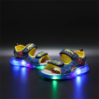 Sandálias infantis com luz LED  Azul