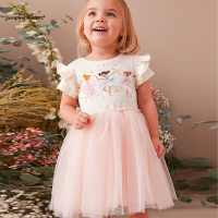 Girls Summer Dresses Summer Skirts Children's Clothes Wholesale European and American Gauze Skirts Girls Puffy Princess Skirts Children's Clothing  Pink