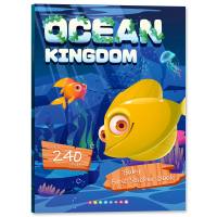 Sticker book for children to learn about objects and quiet books to develop concentration and potential  Multicolor