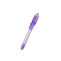 Penna fluorescente invisibile UV led elettronico rilevatore di banconote a luce viola  Multicolore