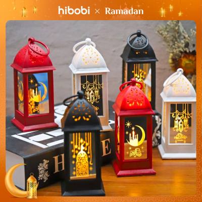 LED portable Arabic lantern, small oil lamp, LED candle lamp, Middle Eastern festival candle holder, wind lamp, crafts ornaments