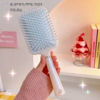 Comb for ladies with long curly hair, air cushion comb, airbag comb, massage comb, household portable, student anti-static comb  Blue