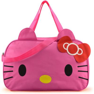 Cute KT Cat Cartoon Travel Bag Wholesale High Quality Oxford Cloth Waterproof Shoulder Duffel Bag Ladies Handbag Bag
