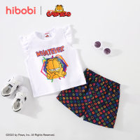 hibobi x Garfield طفل صغير قطن ملابس علوية وسراويل أساسية من Garfield Suit - Hibobi