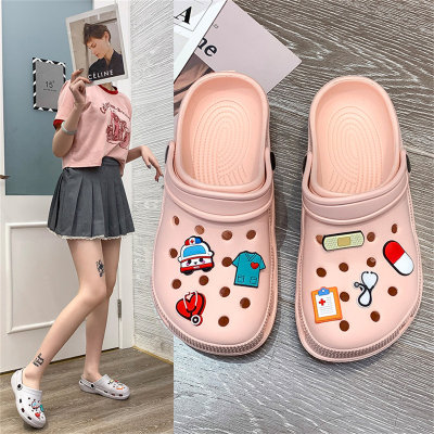 New summer sandals for women, fashionable and casual, closed-toe sandals for women to wear outdoors