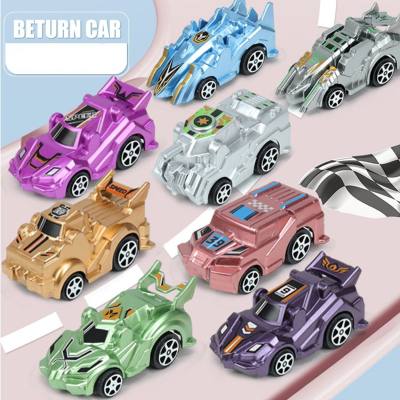 Children's Pull Back Toy Car Simulation Electroplating Pull Back Chariot Car