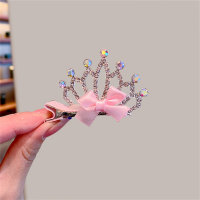 Épingle à cheveux couronne 3D pour enfants  Multicolore
