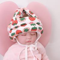 Sombrero de almohada de cabeza protectora con estampado de unicornio de algodón puro para bebé  Multicolor