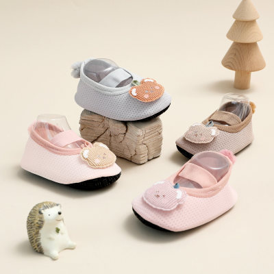 Baby Bear Applique Slip-on Shoes