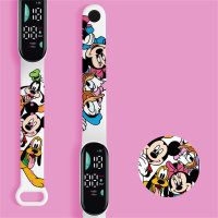 Children's cute Mickey cartoon bracelet watch  White