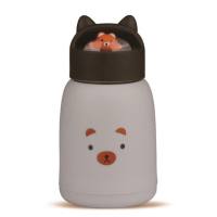 Thickened cute pet glass cup student double layer  Multicolor