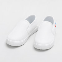 Kid Solid Color Canvas Shoes  White