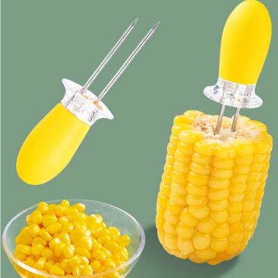 Simpatico strumento antiaderente per bambini con forchetta per mais