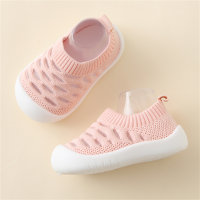 Children's breathable mesh soft sole toddler shoes  Pink