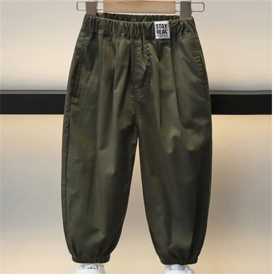 Boys summer pants thin casual pants children's handsome anti-mosquito pants summer clothes