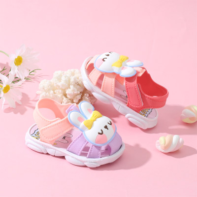 Children's 3D bunny sandals