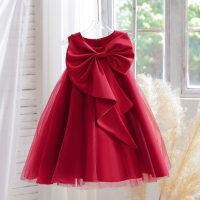 Amazon cross-border children's clothing girls princess skirt wholesale 2023 new children's dress skirt wedding dress puff skirt  Red