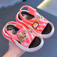 Children's cartoon pattern sports non-slip sandals  Pink