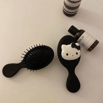 Black cute cartoon kt cat air cushion airbag massage comb
