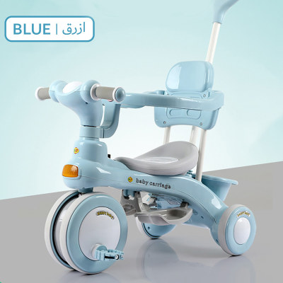 Bicicletas triciclos para crianças com guarda-corpo carrinho de bebê de 1 a 3 anos com guarda-chuva carrinho de bebê