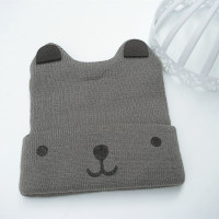 Baby Color-block Lovely Hat  Grey