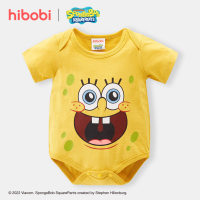 hibobi Baby Spongebob Cute Short Sleeve Cotton Bodysuit  Yellow