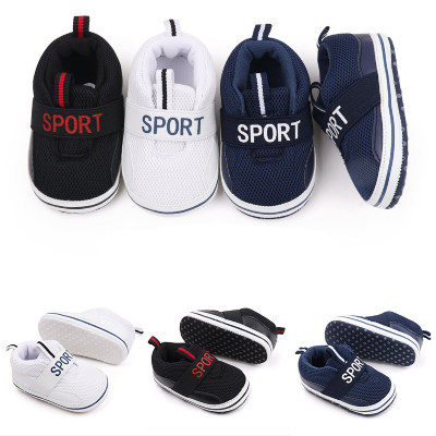 Hot selling newborn casual soft sole baby shoes mesh breathable baby sports shoes BHX3051