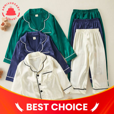 2-piece Solid Pajamas for Toddler Boy