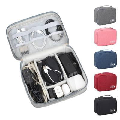 Digital data cable storage bag Portable multi-functional hard disk USB charger storage bag Electronic accessories storage bag