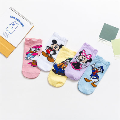 5-piece set of Mickey socks for middle and large children