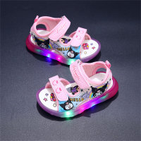 Children's luminous Kuromi cartoon sandals  Pink