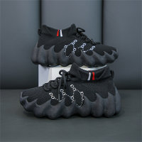 Zapatos de coco para niños Zapatos deportivos voladores transpirables de malla  Negro