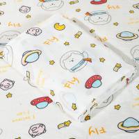 طفل الخيزران القطن طبقة مزدوجة الشاش التفاف الكرتون غطاء منشفة حمام بطانية نوع ألياف الخيزران القطن حديثي الولادة  متعدد الألوان
