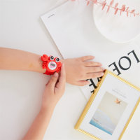 Children's colorful silicone watch  Red