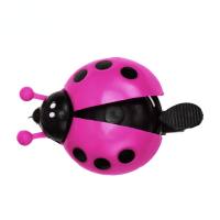 Bicycle bell cute beetle bicycle bell ladybug cartoon horn  Pink