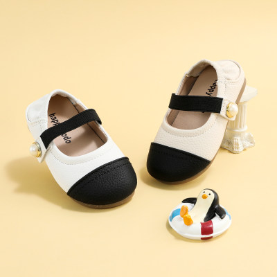 Toddler Girl Color-block Patchwork Velcro Shoes